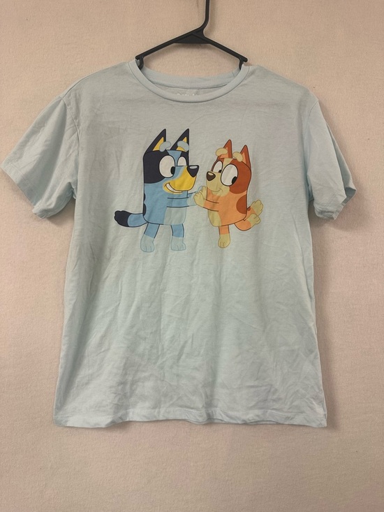 Bluey Other - Bluey & Bingo Dancing Sister T-shirt Kids XL 14-16 Children’s Tee Blue Top